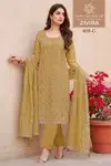 Zivira By Vinay Kuleesh Crush Silk With Embroidered Salwar Kameez Suppliers In India